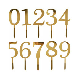 CAKE TOPPER "NUMBERS"